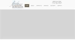 Desktop Screenshot of floridacustomsurfaces.com